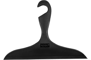 Wenko Limpiador para el baño Loano, negro, 25 x 230 x 170 mm