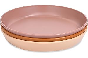 Tiny Twinkle kinderteller Baby Teller 3er-Pack BPA-freie Tassen, Teller und Schüsseln Sets für Kinder und Kleinkinder - Polypropylen Kunststoff-Geschirr-Set