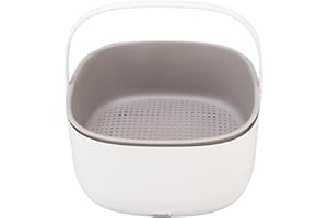 AUSLA Machine à Laver Les Fruits et Légumes, Nettoyeur de Panier de Lavage de Riz, élimination de la saleté des Aliments à 360 Degrés, Nettoyage pour la Maison, Gadgets de