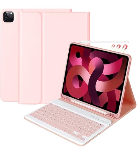 Étui Avec Clavier Bluetooth Pour IPad Air 11 (M3/M2) & IPad Pro 11" – Clavier Italien Amovible, Protection Complète