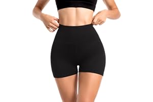 Sanpetix Sports Shorts Damen, High Waist Blickdicht Leggings Shorts für Cycling Yoga Fitness im Sommer