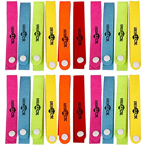 Preisvergleich Produktbild Gosear 20Stk Mosquito Wasserabweisend Armband Natürlichen Anti-Mosquito Insekt Schutz Pest Steuerelement Armband Bands für Ältere Erwachsene Kinder Sommer Outdoor Wandern Camping Angeln Reisen Picknick Beach Gemischten Farbe