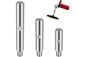3-delars M14 förlängningsstång för vinkelslip, aluminium förlängningsaxel M14-adapter för polermaskin, slipmaskinstillbehör (75/100/140 mm)