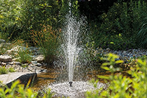 Solar Teichpumpe Genova mit 2 verschiedenen Sprinkleraufsätzen, Esotec 101735 - 2