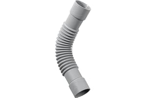 Wirquin 79008001 Raccord wc souple universel magicoude D40, à coller pour évacuation, gris