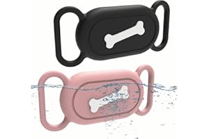 MEIFIYU 2 pezzi per gatti GPS Tracker Collare compatibile con Samsung Galaxy Smarttag 2, GPS. Collare per gatti Smarttag 2 Custodia, marchio di cane in silicone Smart Tag 2, impermeabile, per bambini e gatti