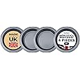 Samuel Groves 4X Mini Pie Cake Tins Long Life 4” (10cm) Non Stick Made in England