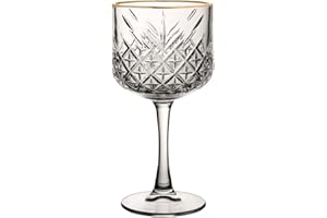 Ginsanity Roaring 20's Vintage/Ancien Coupe de Verres Gin & Tonic Ballon Cocktail/Lunettes dans Une Boîte Cadeau [550ml]