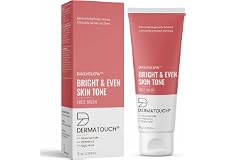 DERMATOUCH Bright & Even Tone Face Wash with Niacinamide, Vitamin E and Kojic Acid | Daily Gentle Face Cleanser For Tan, Pigm