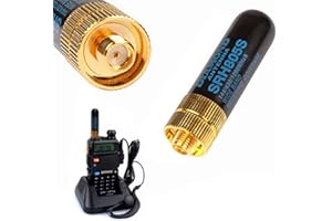 Brussel 1 Pz SRH-805S SMA-F Femmina Dual Band Antenna Radio 2 Vie Antenna Walkie Talkie Antenna per Baofeng UV-5R BF-888S Radio Casuale