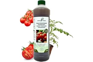 GreenPanda Tomatendünger flüssig - 1000ml Calciumdünger Tomaten - Tomatendünger Bio konzentriert - Tomato fertilizer - Tomaten Dünger zur verbesserten Ernte & intensiveren Geschmack (1 Liter)