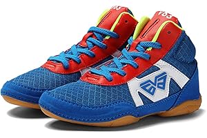 WILLSKY Kids' Boxing Boots, Boy Girl Wrestling Combat Training Shoes Rubber Sole Martial Arts Shoes Lightweight Breathable