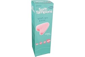 Joydivision - Tampones suaves, higiénicos, agradables al tacto, cómodos y agradables de llevar, incluso para un flujo menstrual muy pesado, (paquete de 10)