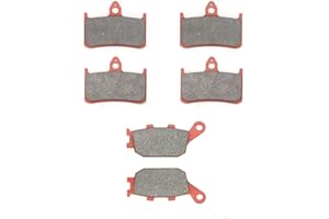 MEXITAL cerámica Pastillas de freno Delanteras + Traseras para Honda CBR 900 R Fireblade (92-97) CB 900 F Hornet (02-07) CB 1000 F (93-97) VTR 1000 F Firestorm (97-06)