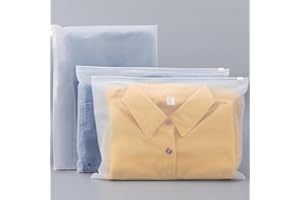 Svaldo Bolsas de Viaje Organizadoras, 25 Piezas 35 * 25cm Bolsas Zip Ropa, Bolsas con Cierre Zip para Ropa, Bolsa Esmeriladas para Ropa, Viajes Accesorios (con Orificios de Ventilación)