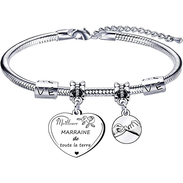 Fée Marraine Bracelet Demande Marraine Veux-tu être Ma
