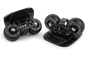 SANXUP FreeSkates Portable Roller Road Drift Skates Plate, with Aluminum Alloy Deck Non-Slip, Board Split Skateboard with PU Wheels High-end