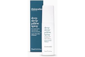 ‎THIS WORKS This Works Deep Sleep Pillow Spray, 75 ml — Natürliches Schlafspray mit Lavendel, Kamille und Vetivert — wissenschaftlich fundiertes Kissenspray zur Schlafunterstützung
