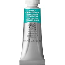 Winsor & Newton Professional Aquarellfarbe – Kobalttürkis Hell In Archivqualität