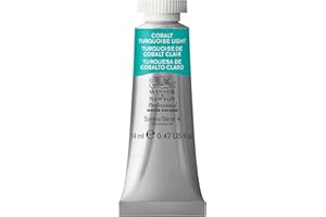 Winsor & Newton Acuarela Profesional - Pintura de Acuarela, Alta Luminosidad, Resistente a la Luz, Calidad de Archivo, Tubo de 14 ML, Color Turquesa Cobalto Clar