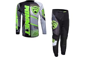 WinNet Completo tuta kit per moto da cross enduro quad maglia e pantalone