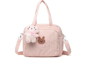 Balakaka Baby Changing Bag Cute Cartoon For Mom, Portable Lightweight Nappy Changing Bags for Baby, Multi-function Thermal Insulation Tote Bag for Travel