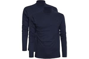 Navigare Lupetto Uomo Cotone Interlock, Lupetto Uomo Invernale Confezione da 2 Pezzi, Art.915, Limited Edition for Azzeta