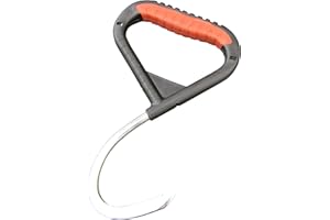 FITOOL Pulp Hook, Log Lifting Hook, Log Tongs, Firewood grabs, Timber's Hooks for Lifing Logs, Chromed