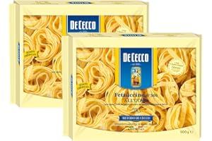 The Bramble Bay De Cecco Egg Pasta No.303 Fettucine, 500 g (Pack of 2)