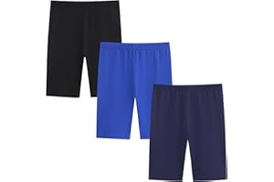 Adorel Dziewczęce Spodenki Rowerowe Letnie Legginsy Taniec Sportowy Pakiet 3 sztuk