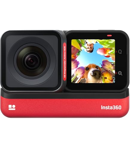 Lot De 2 Batteries Li-ion 1350 MAh 3,85 V Pour Insta360 One R - Compatible IS360RB - Rechange Haute Capacité - 13