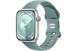 Charlam Kompatybilny z zegarkiem Apple Watch, 38 mm, 40 mm, 41 mm, 42 mm, 44 mm, 45 mm, 49 mm, dla kobiet i mężczyzn, silikonowych pasków sportowych, do iWatch SE, serii 9, 8, 7, 6, 5, 4, 3, 2, 1
