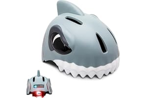 Crazy Safety Casco per Bici per Bambini | Casco per Bambini 2-7 Anni, Ideale per Bicicletta, Skateboard, Monopattino, Pattini a Rotelle | Caschetto da Bici 3D Regolabile 49-55 cm (Tigre Arancione)