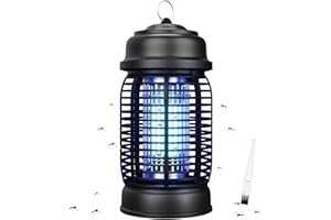 Feloyal Lámpara Antimosquitos Electrico, 20W 3000V UV Mata Mosquitos Electrico Impermeable Matamosquitos para Interior y Exterior