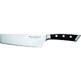 Tescoma 884543 Azza Nakiri Coltello Giapponese, 18 cm, Acciaio, Grigio/Nero