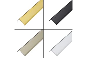 Trappkantsprofil från PRIOstål | Trappkant för trappor | aluminium – vinkel 20 x 35 mm | Färg champagne