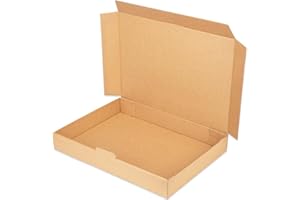 kartonprimus Maxibriefkartons 350 x 250 x 50 mm MB-5 braun Maxibrief Karton Faltschachtel stabil Versandkarton für Post DHL Versand DIN A4 B4 Warensendung Büchersendung Versandschachtel (25 Stück)