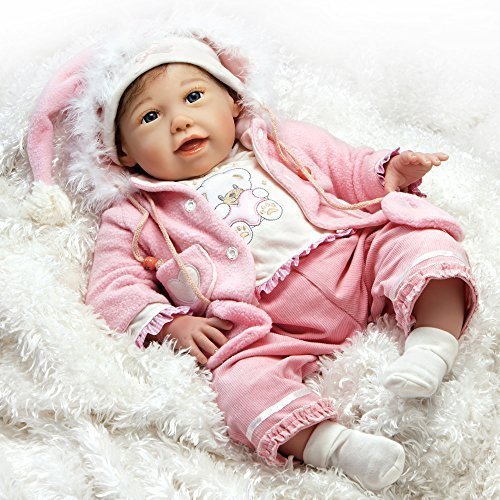 Paradise Galleries Doll Lifelike Realistic Soft Vinyl 53cm Baby Girl Doll Gift 
