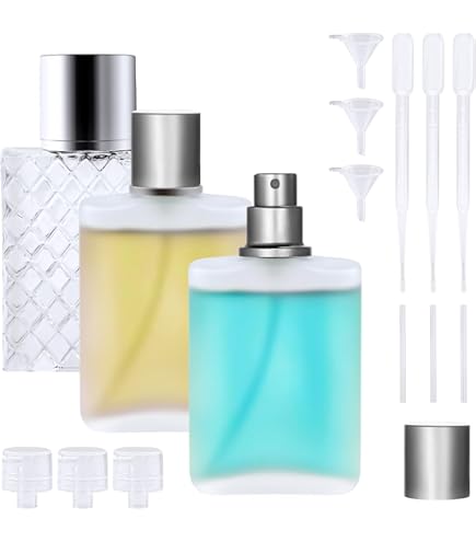 5x Parfüm-Zerstäuber Aus Glas & Aluminium – 30ml Leere Flakons Zum Selbstbefüllen