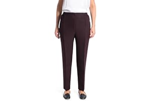 Alica Winter Schlupfhose, Gummizug, gerader Schnitt, Hosentaschen mit Reißverschluss, klassich einfarbig