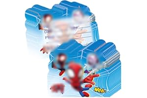 APDDHJ Kids Party Invitations, 20pcs Birthday Party Invitations,Party Invites,Party Invitations Invites Party Invites for Children Boys Girls Birthday Party Celebrations