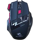 Kablosuz, Şarj Edilebilir 7 Tuşlu Oyuncu Bilgisayar Faresi (Q1) - Kablosuz Mouse, Q1 Gaming Mouse