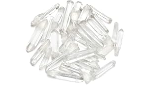 JSDDE Naturstein Bergkristall schöne klare Spitze Größe 15mm-40mm Super Qualität Naturspitze Stein Deko Set