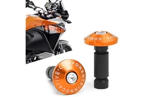 TREONK Universal Motorrad Lenkerenden Lenkergewichte Motorrad Lenker für MT07,MT09,MT125,Tmax 530,Xmax 125,DUKE 125 390 790,Z650,Z900,Z900RS,AFRICA TWIN,Forza 125 300,CB125R/F,R 1250 GS/ADVENTURE/RT