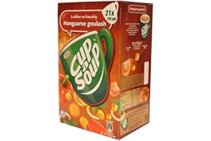 UNOX Unilever Coup a Soup, Gulasch Ungherese, Minestra, Piatti Pronti, Pacchetto, 21 x 175 ml