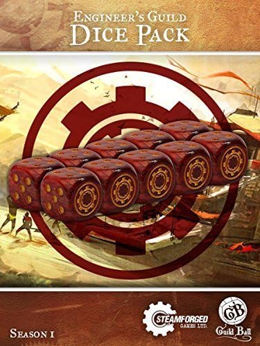 Guild Ball: Engineer's Dice x10 by Steamforged Games