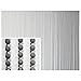 Produktbild Fun Star 150120 Perlenvorhang, mit 80 Strangen, 100 x 200 cm, grau
