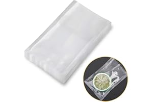 COYTEAR Vacuum Food Sealer Bags7x10cm Heat Seal Vacuum Embossed Bags 7.48 Mil Thick Upgrade Seal Precut Bag 100Pcs Food Freezer Bag for All Types Sealer Machines Withstands Freezing Boiling Microwaving