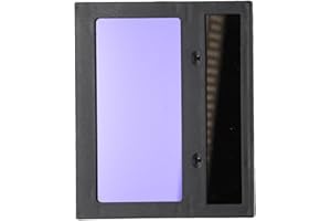 Hasaller Lentille de soudage auto-obscurcissante pour casque de soudage professionnel Lentille de rechange Masque de soudage Pièces filtrantes avec écran LCD Lentille occultante Capuchon de