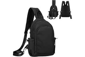 DOINEUFL Sling Bag Lightweight Sling Shoulder Bag Crossbody Bags Small Rucksack Backpack Chest Daypack for Men Women, Waterproof Men Women Bags for Travel Sports Hiking Cycling